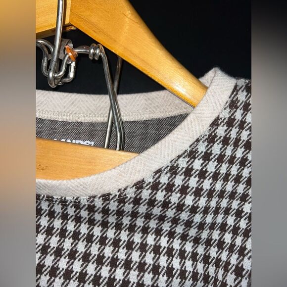 Land’s End Long Sleeve Academia Knit Preppy Jacquard Sweatshirt Top Size XL NWOT - Picture 8 of 9